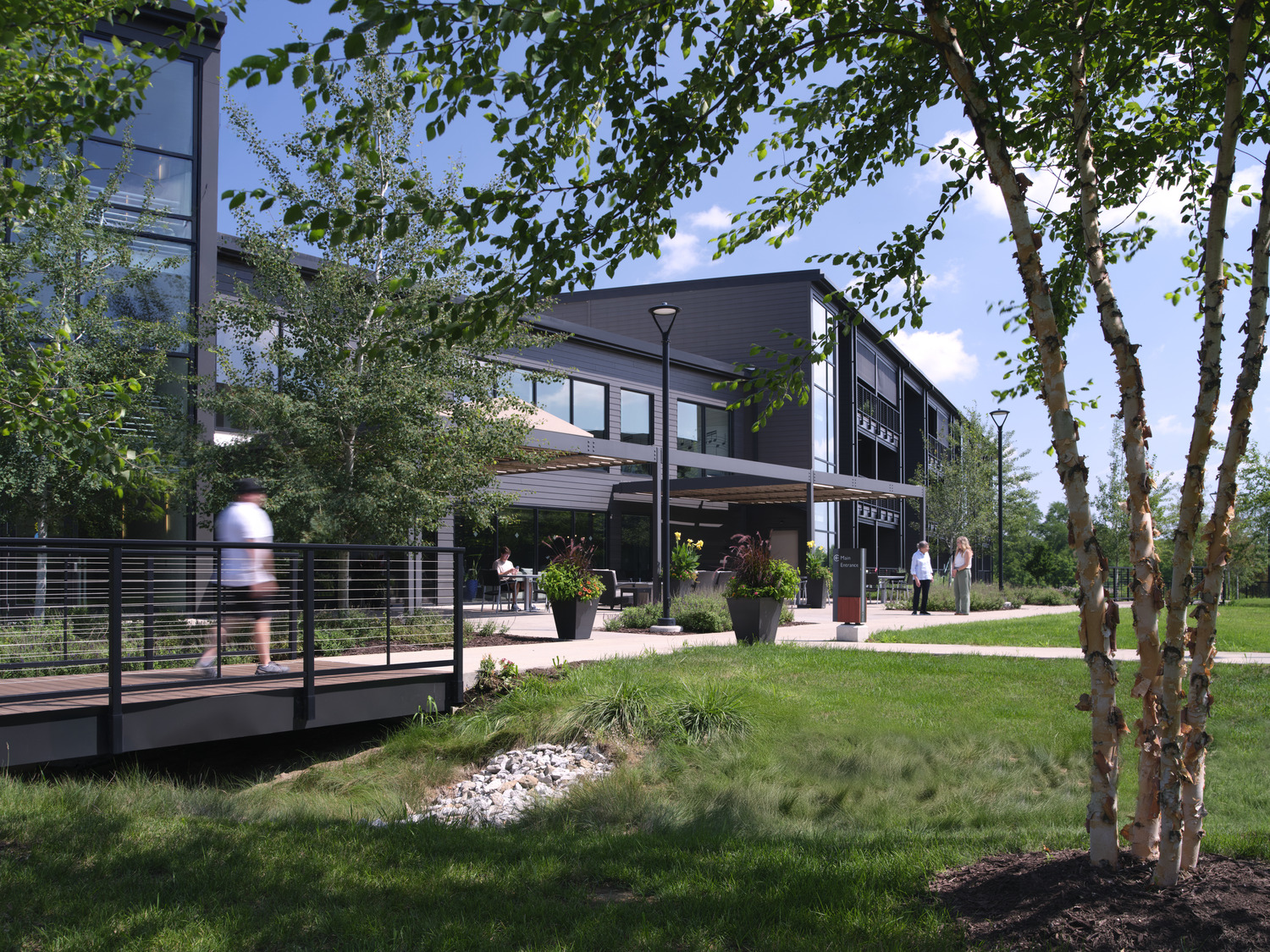 Landscape and architectural photography for Shive Hattery at the Oaknoll East Senior Living at Iowa City, Iowa, United States.
