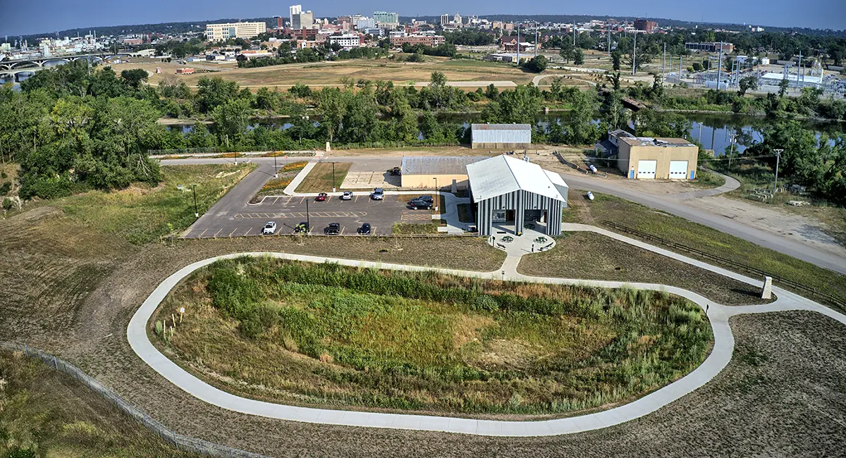 Scenic Mount Trashmore: Repurposed landfill, 2013.