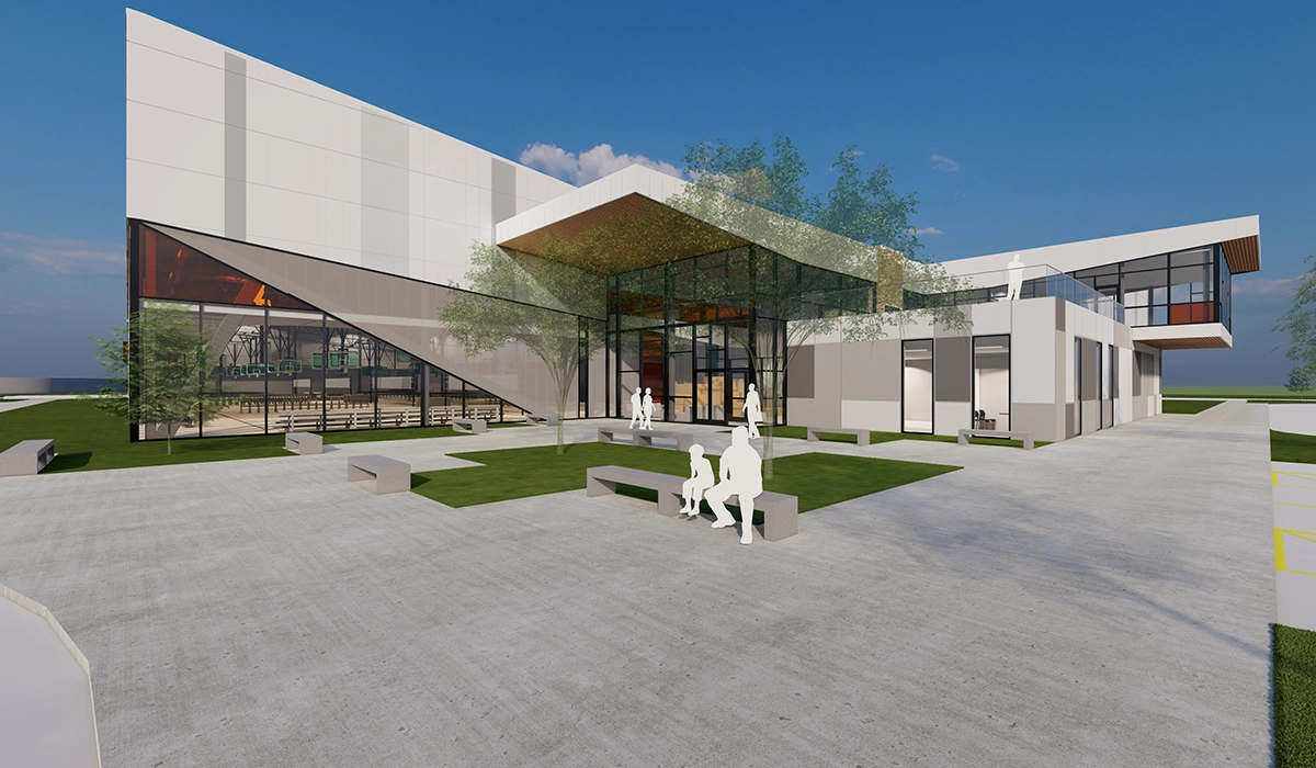 Pella Indoor Recreation Center Outdoor Rendering