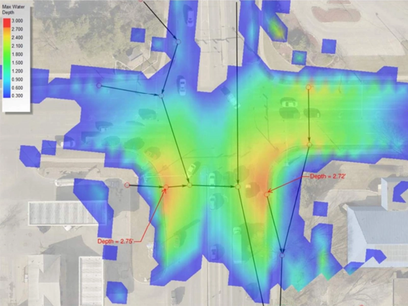 map of stormwater drainage