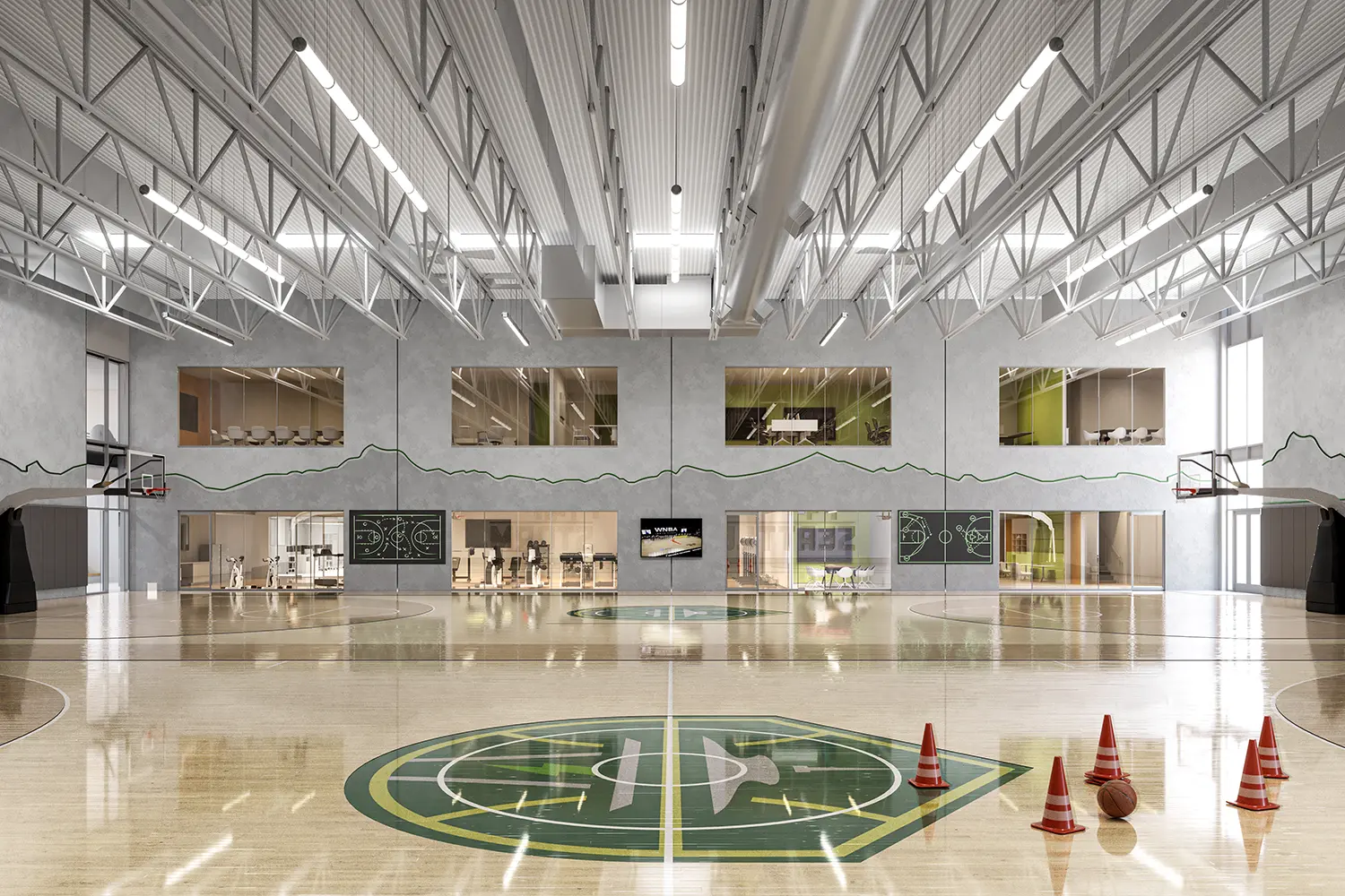 Seattle Storm Practice Center Renderings by ZGF Architects