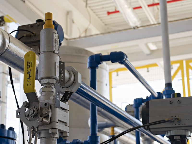 energy plant pressure valve