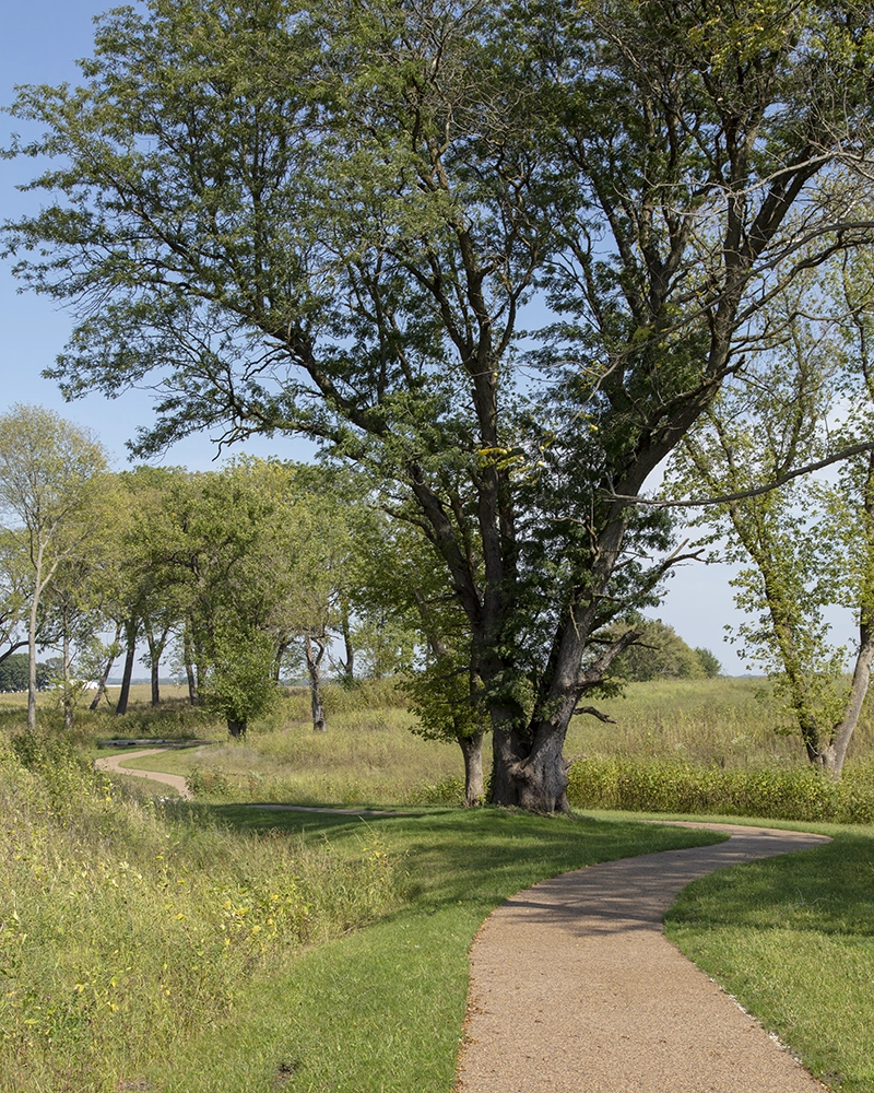 Trail at Tedesco Environmental Learning Center