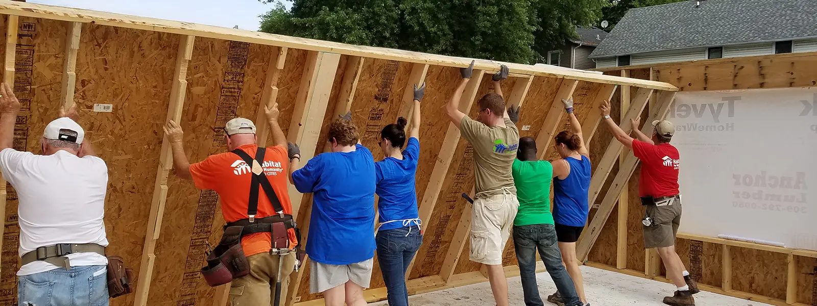 Moline Employees Participate in Habitat for Humanity Build
