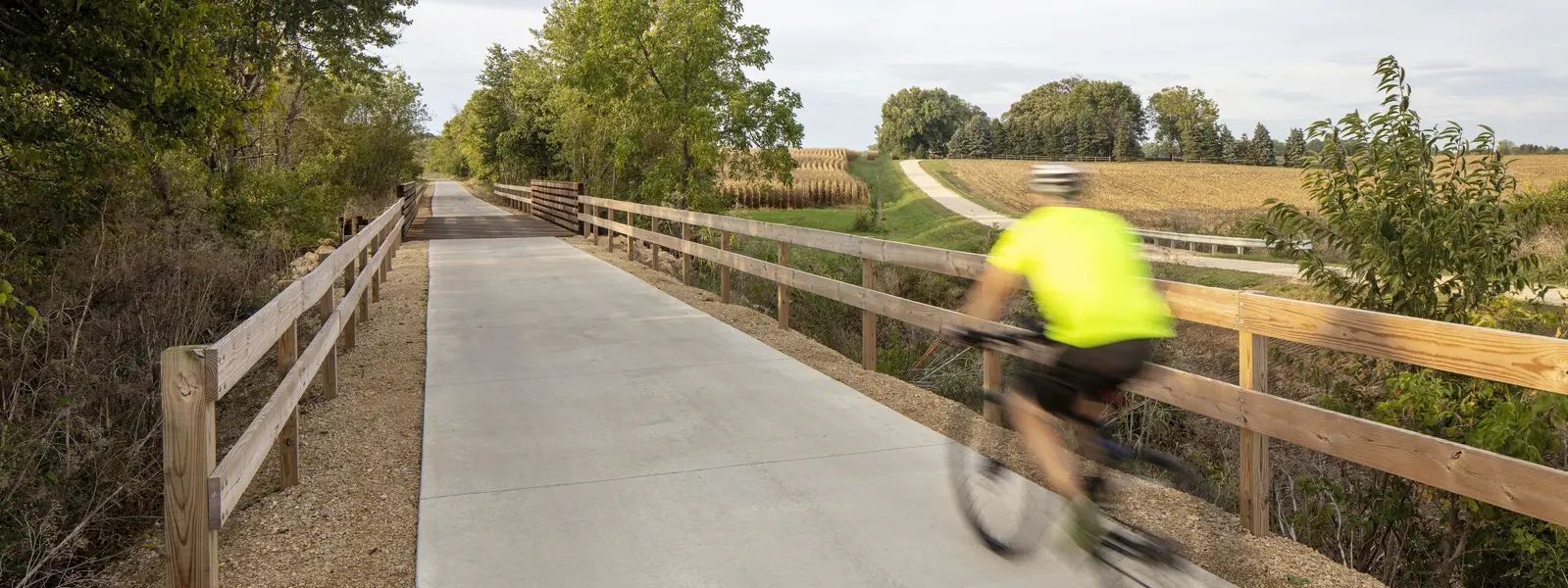 Bicycle on Pedestrian Trail