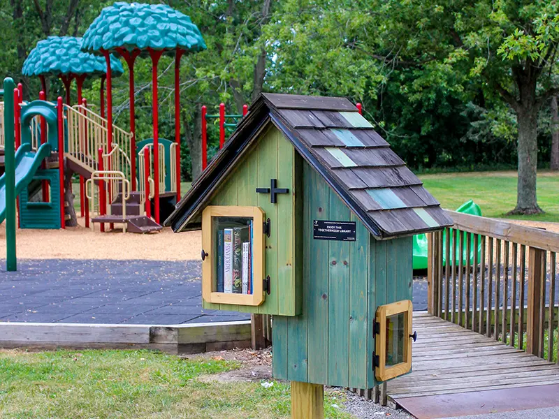 Little Library in Valparaiso park