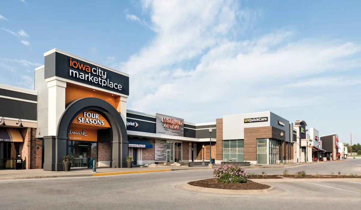 Iowa City Marketplace East Mall Exterior