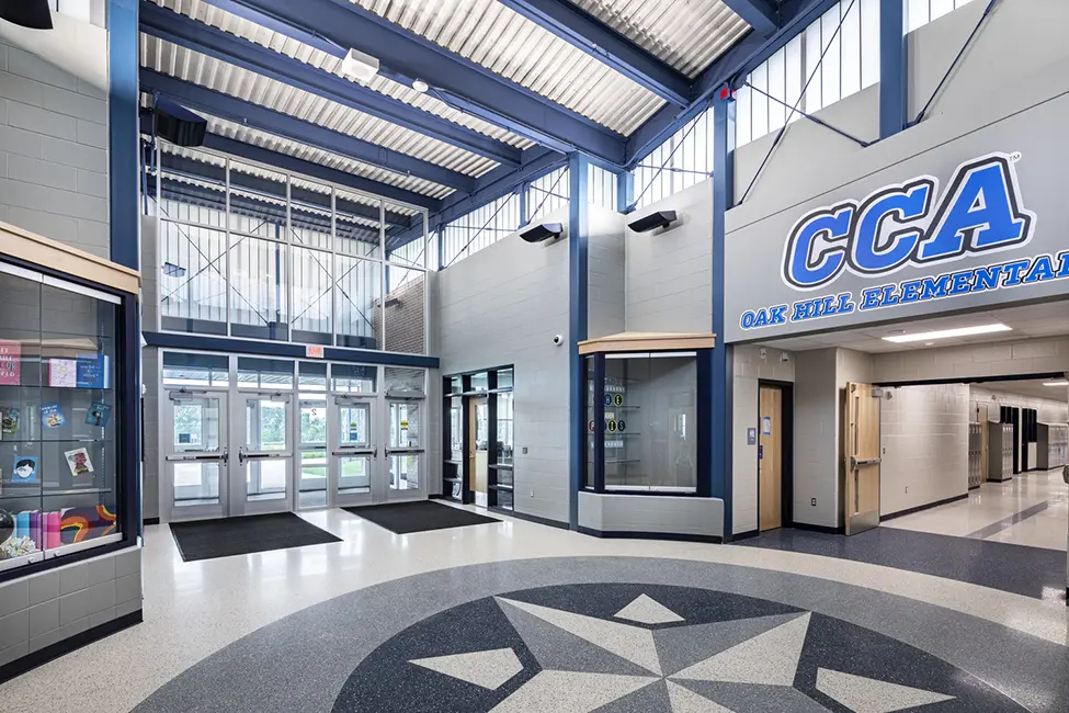 Oak Hill Elementary Entryway