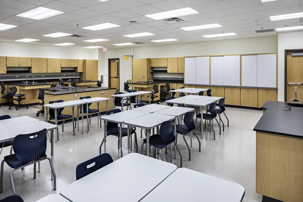 Lab Classroom at Clear Creek Amana Community School District