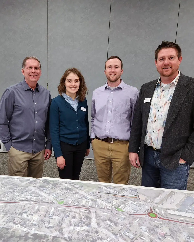 Open House with Scroll Plot and Signage, Public Engagement