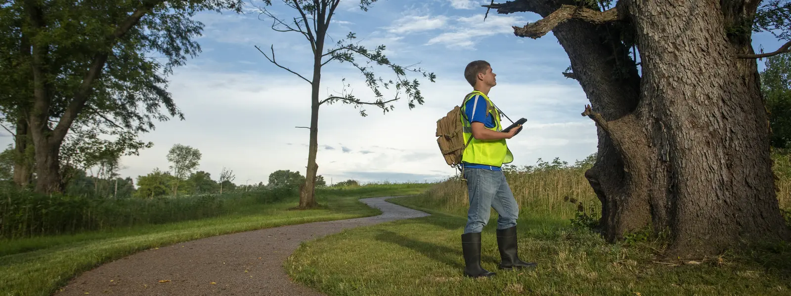 Intern in the field