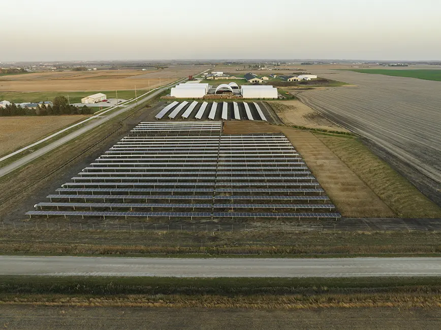 Alliant Solar Farm at Iowa State University