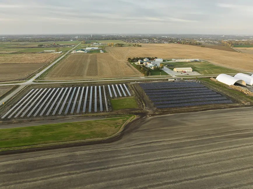 Alliant Solar Farm at Iowa State University