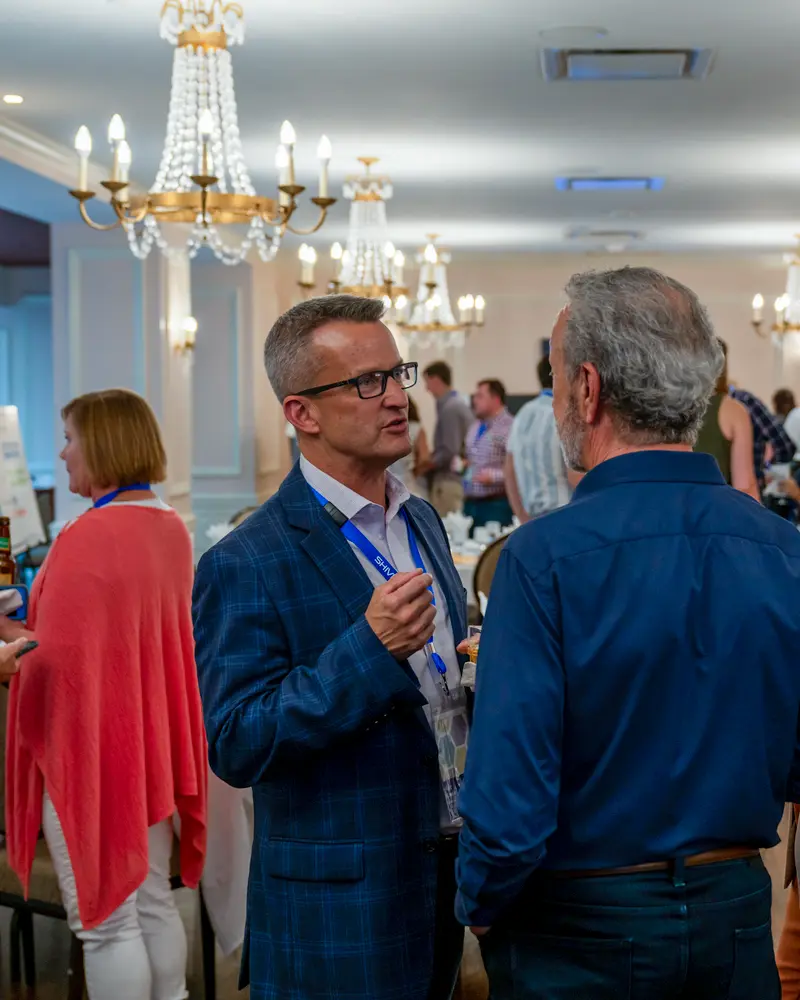 Conversation at the Architectural Swarm Event in Madison